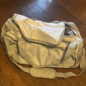 Men's Cream Duffel Bag